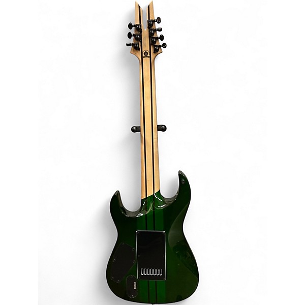 Used B.C. Rich ANDY JAMES SIGNATURE 7 STRING EVERTUNE Trans Green Solid Body Electric Guitar