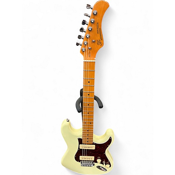 Used SX VTG SERIES WHITE Solid Body Electric Guitar