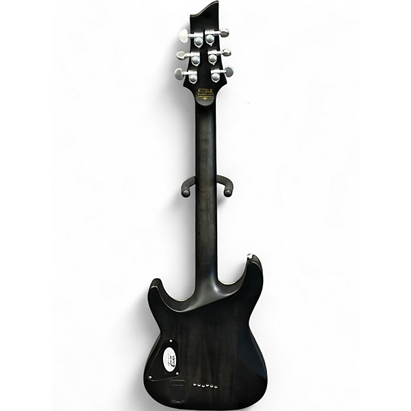 Used Schecter Guitar Research C1 Platinum Black Solid Body Electric Guitar