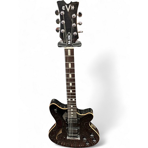Used EVH SA126 Black Hollow Body Electric Guitar