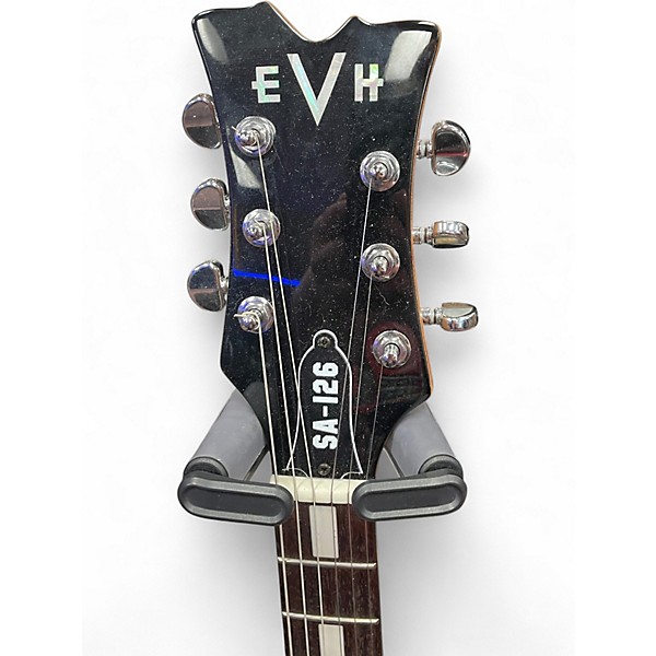 Used EVH SA126 Black Hollow Body Electric Guitar