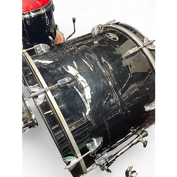 Used Pearl 5 Piece ROADSHOW BLACK Drum Kit