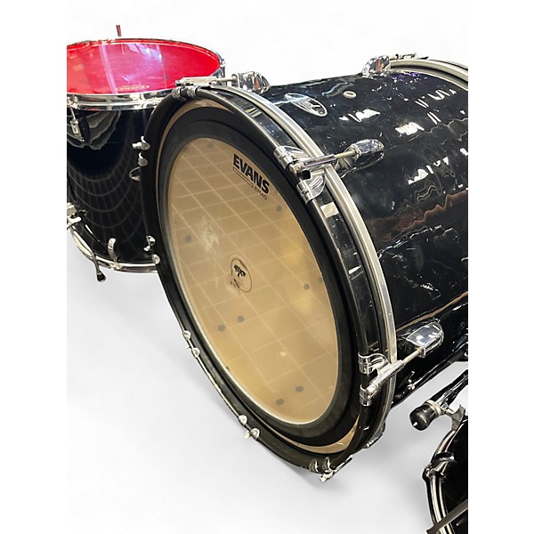 Used Pearl 5 Piece ROADSHOW BLACK Drum Kit