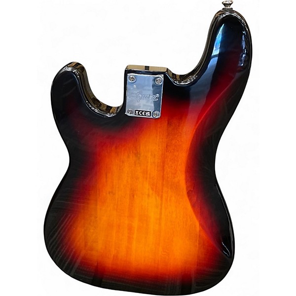 Used 2022 Squier Affinity Series PJ Bass triburst Electric Bass Guitar