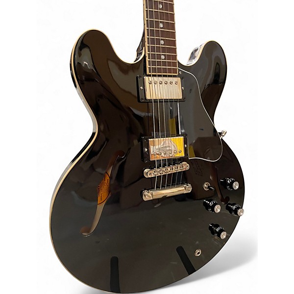 Used 2023 Gibson ES-335 BLACK Hollow Body Electric Guitar