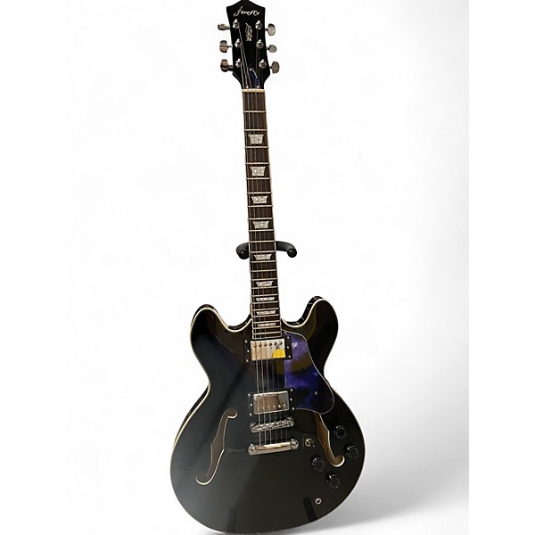 Used Firefly FF338 Black Hollow Body Electric Guitar