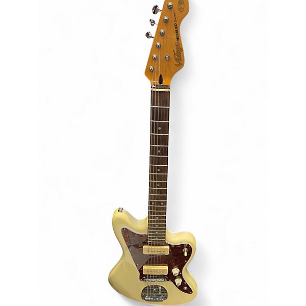 Used Vintage V65 jazz master Off white Solid Body Electric Guitar