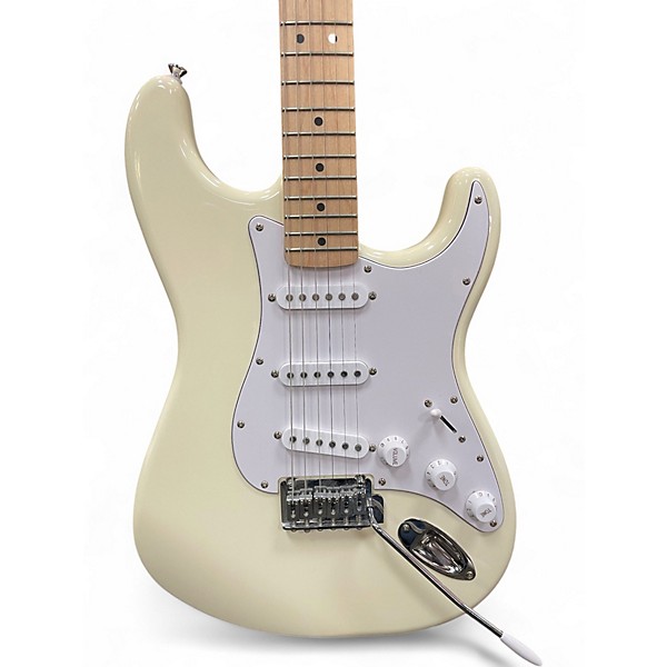 Used Squier Affinity Stratocaster Olympic White Solid Body Electric Guitar