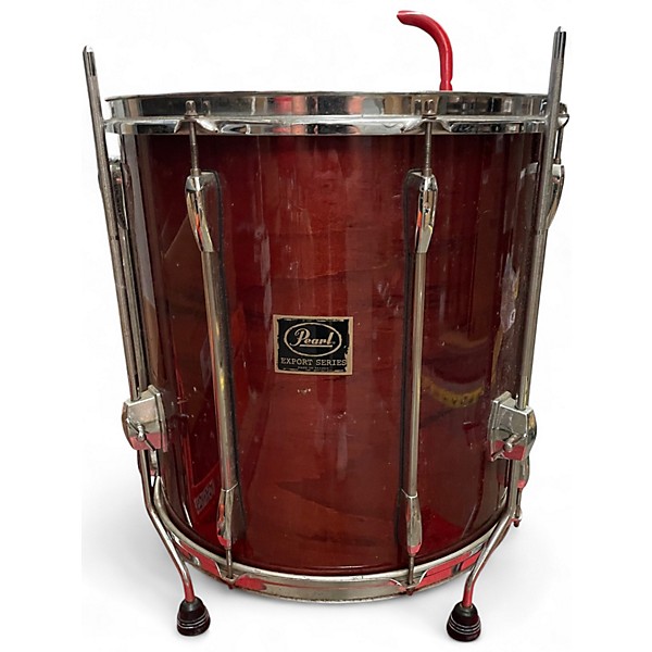 Used Pearl 4 Piece Export RED NATURAL Drum Kit