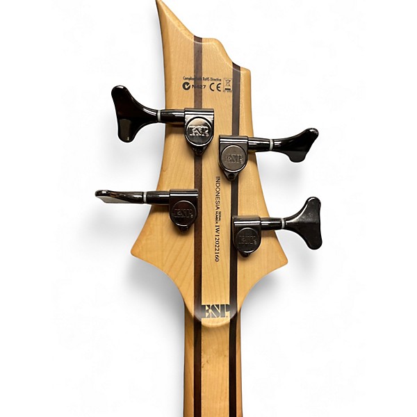 Used ESP B-204SM satin Natural Electric Bass Guitar