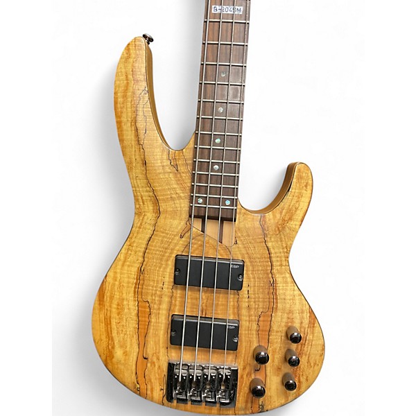 Used ESP B-204SM satin Natural Electric Bass Guitar