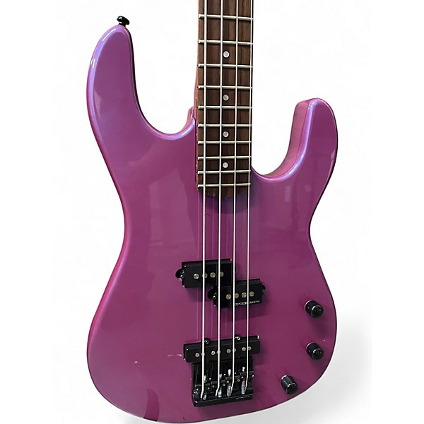 Used B.C. Rich Gunslinger Purple Electric Bass Guitar