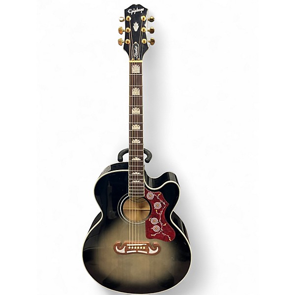 Used Epiphone J-200EC STUDIO 2 Color Sunburst Acoustic Electric Guitar