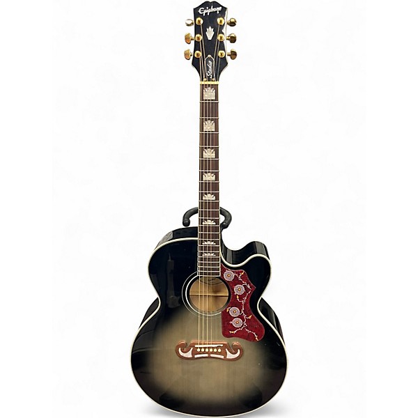 Used Epiphone J-200EC STUDIO 2 Color Sunburst Acoustic Electric Guitar