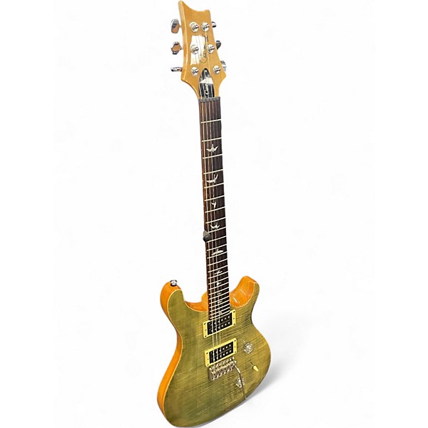 Used PRS SE Custom 24 Verde green Solid Body Electric Guitar