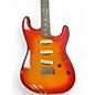 Used Fender Deluxe Players Stratocaster cherry burst Solid Body Electric Guitar