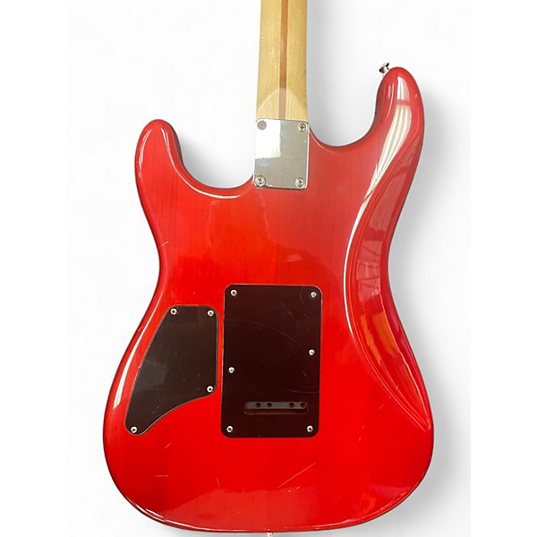 Used Fender Deluxe Players Stratocaster cherry burst Solid Body Electric Guitar