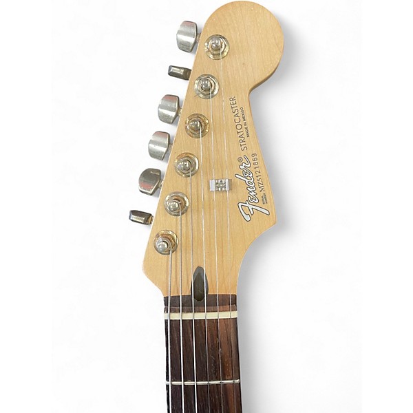 Used Fender Deluxe Players Stratocaster cherry burst Solid Body Electric Guitar