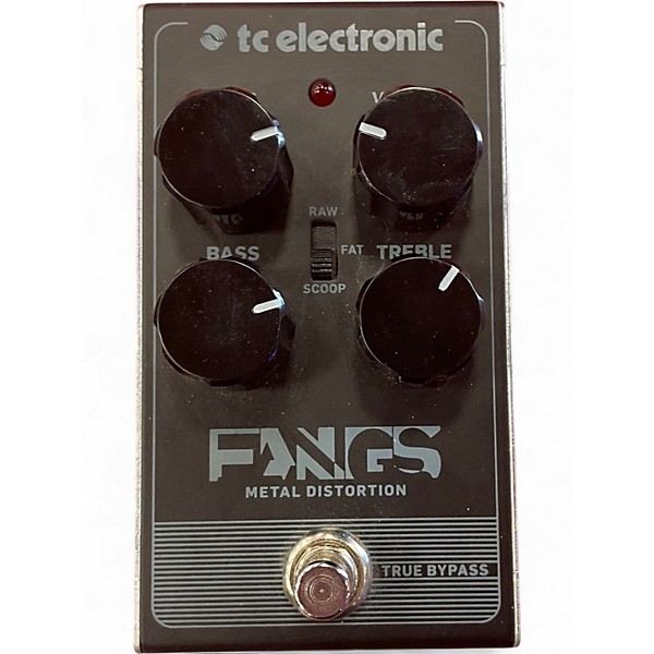 Used TC Electronic Fangs Metal Distortion Effect Pedal