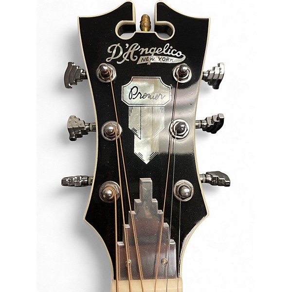 Used D'Angelico PSJ-600 Black Cherry Acoustic Electric Guitar