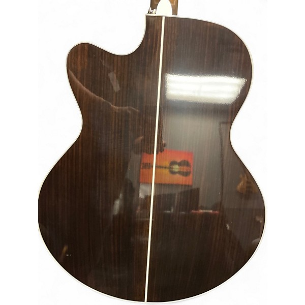 Used D'Angelico PSJ-600 Black Cherry Acoustic Electric Guitar