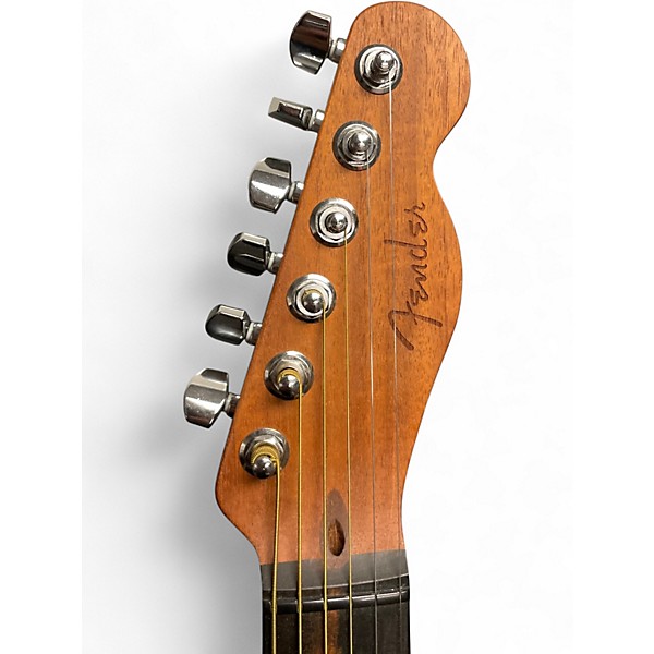Used Fender American Acoustasonic Telecaster NATURAL Acoustic Electric Guitar