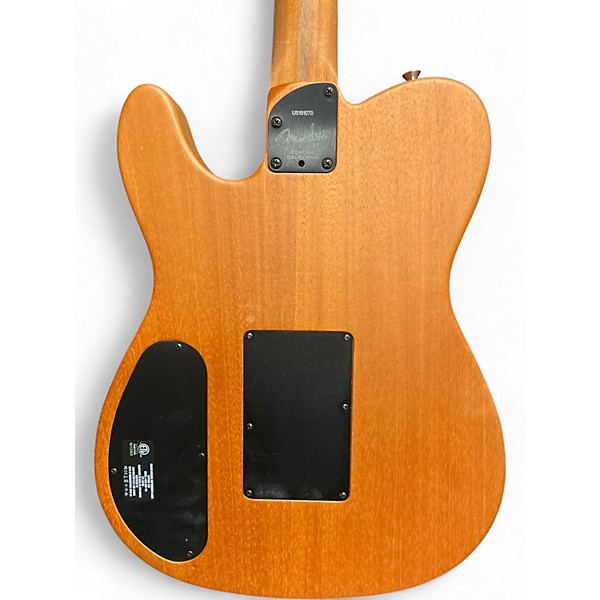Used Fender American Acoustasonic Telecaster NATURAL Acoustic Electric Guitar