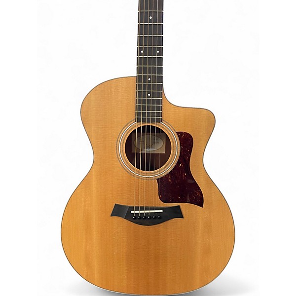 Used Taylor 214CE-K Natural Acoustic Electric Guitar