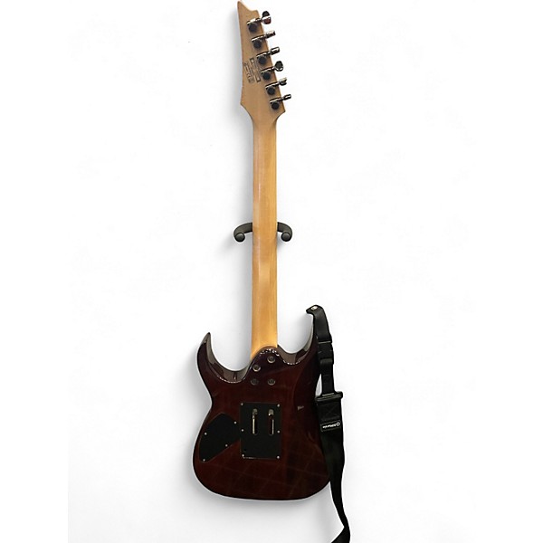 Used Ibanez RG370QMSP RG Series Sunburst Solid Body Electric Guitar