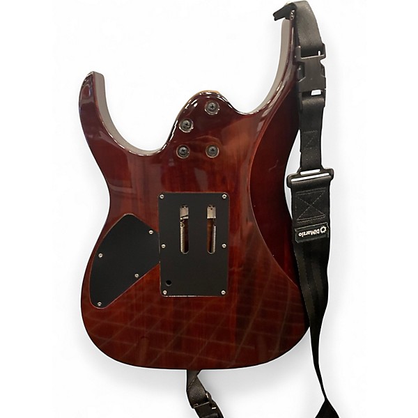 Used Ibanez RG370QMSP RG Series Sunburst Solid Body Electric Guitar