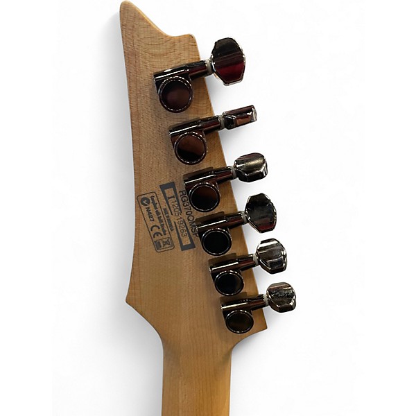Used Ibanez RG370QMSP RG Series Sunburst Solid Body Electric Guitar