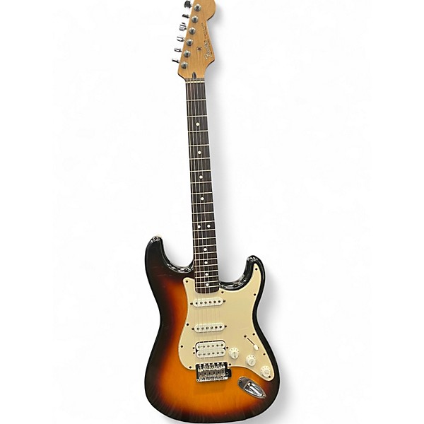 Used Fender Standard Stratocaster Ebony Solid Body Electric Guitar