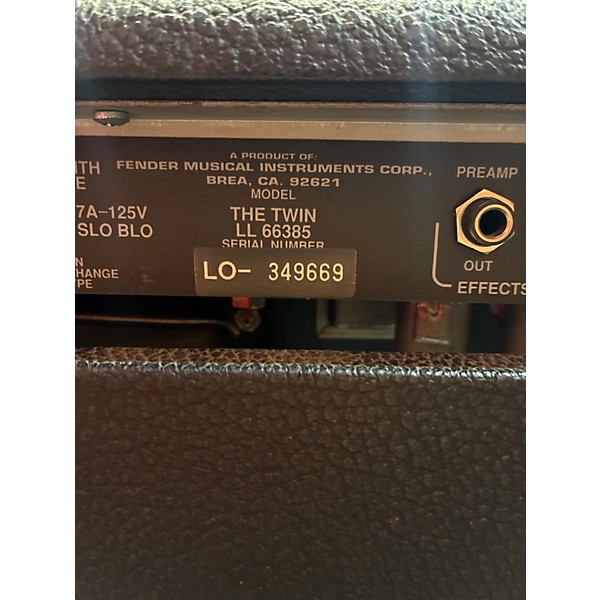 Used Fender THE TWIN Tube Guitar Combo Amp