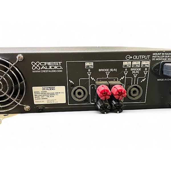 Used Crest Audio CC4000 Power Amp