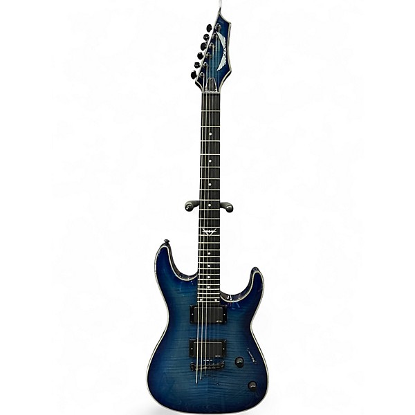 Used Dean Custom 450 Trans Blue Solid Body Electric Guitar