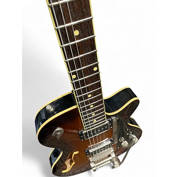 Used Duesenberg Starplayer TV Vintage Burst Hollow Body Electric Guitar