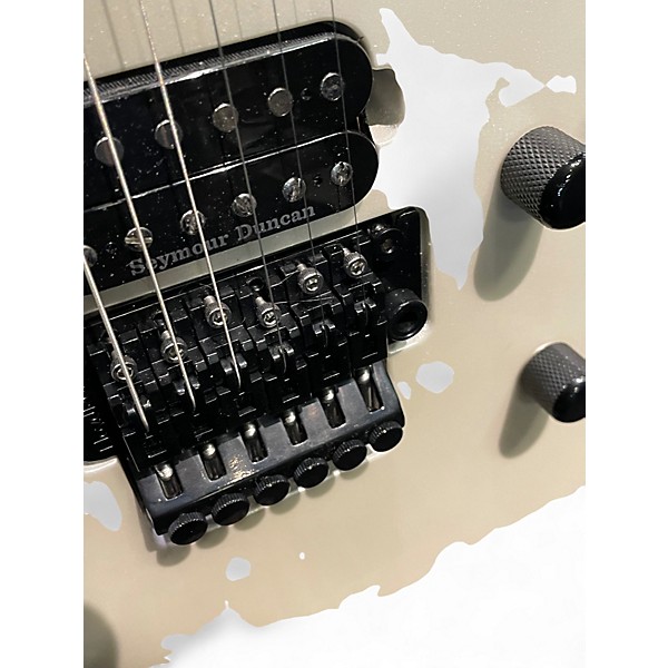 Used Jackson Soloist SL3 Platinum white Solid Body Electric Guitar