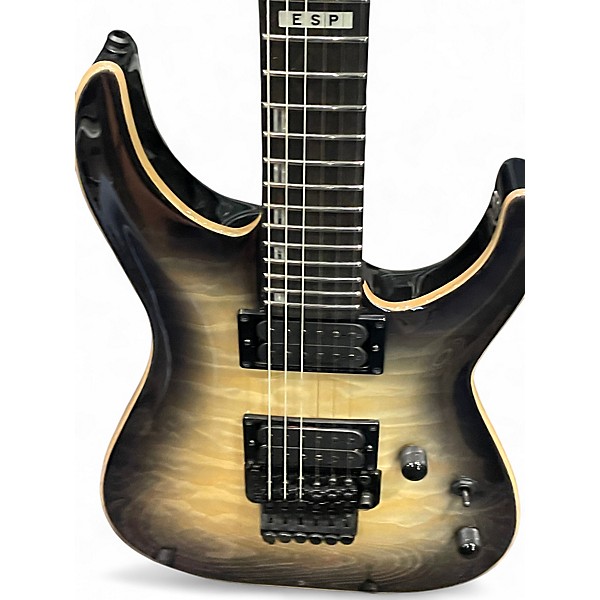 Used ESP E-II Horizon FR with Floyd Rose Black Natura Burst Solid Body Electric Guitar