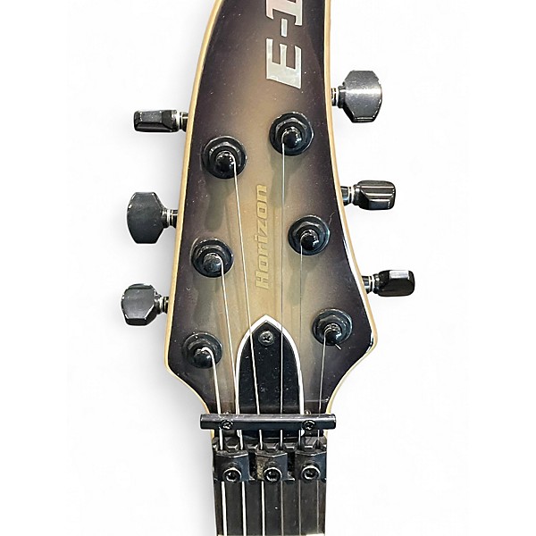 Used ESP E-II Horizon FR with Floyd Rose Black Natura Burst Solid Body Electric Guitar