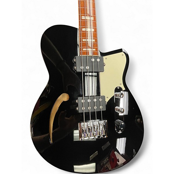 Used Reverend dub king Black Electric Bass Guitar