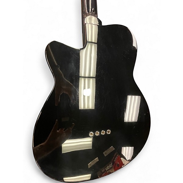 Used Reverend dub king Black Electric Bass Guitar