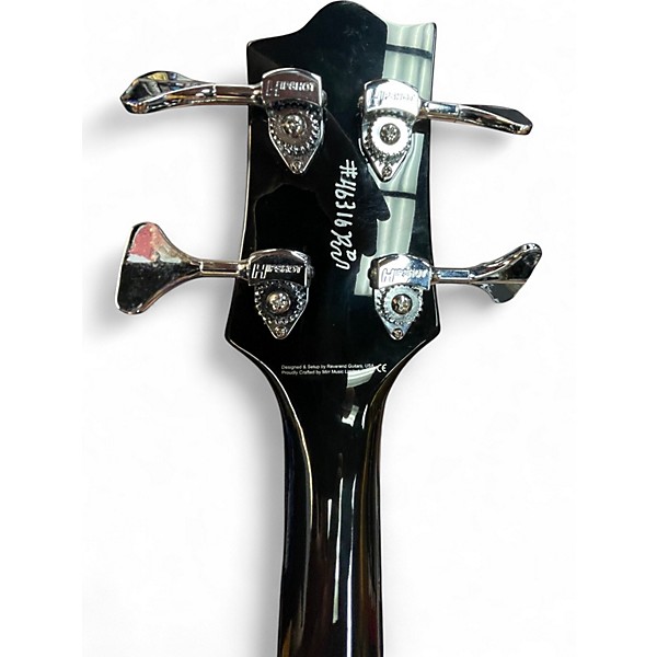 Used Reverend dub king Black Electric Bass Guitar