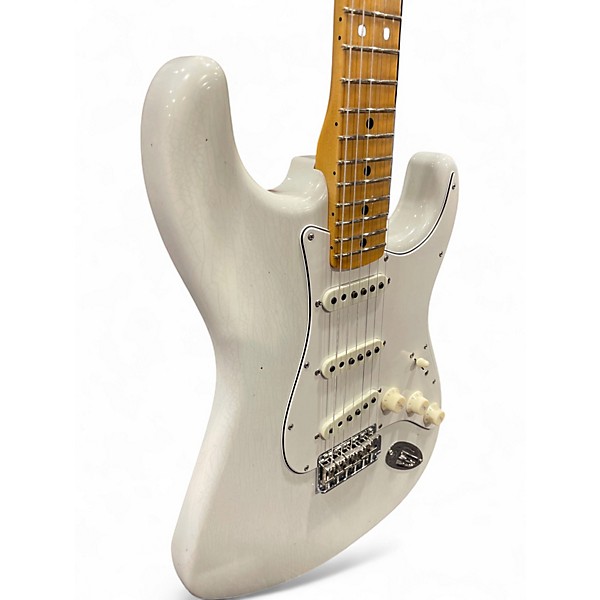 Used Fender JH VOODOO CHILD JRN/CC ARTIC WHITE Solid Body Electric Guitar