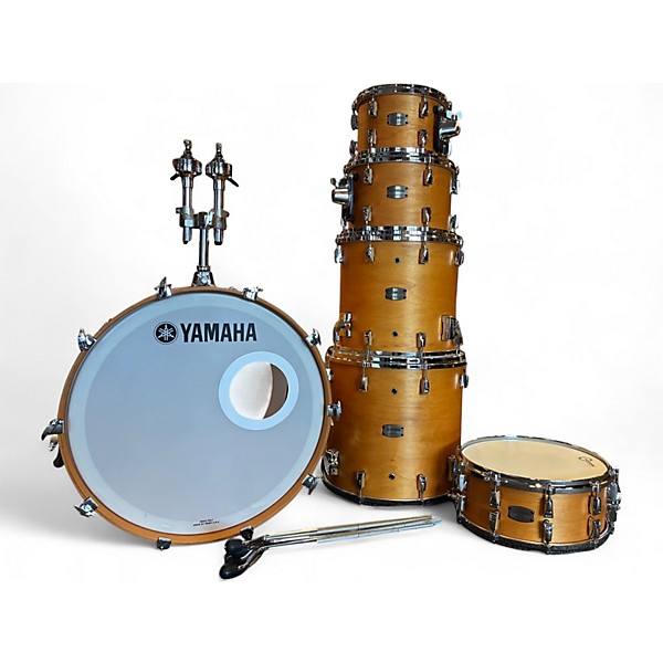 Used Yamaha 6 Piece Absolute Hybrid Maple Vintage Natural Drum Kit
