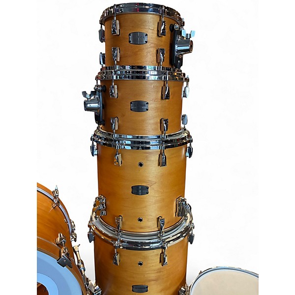 Used Yamaha 6 Piece Absolute Hybrid Maple Vintage Natural Drum Kit
