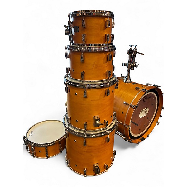 Used Yamaha 6 Piece Absolute Hybrid Maple Vintage Natural Drum Kit