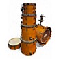 Used Yamaha 6 Piece Absolute Hybrid Maple Vintage Natural Drum Kit