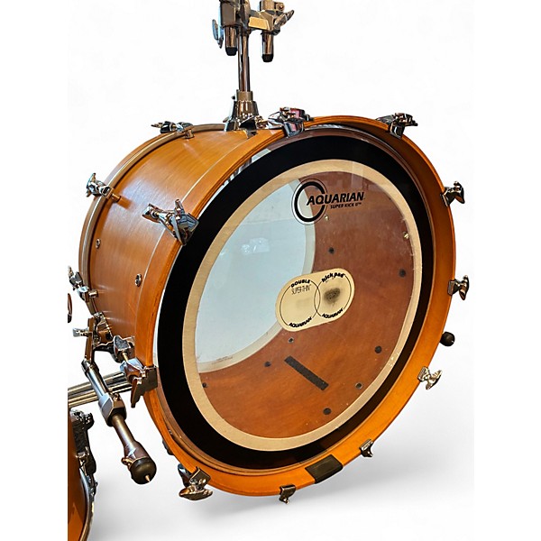 Used Yamaha 6 Piece Absolute Hybrid Maple Vintage Natural Drum Kit