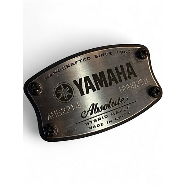 Used Yamaha 6 Piece Absolute Hybrid Maple Vintage Natural Drum Kit