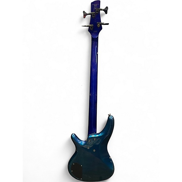 Used Ibanez SR800 Sapphire Blue Trans Electric Bass Guitar